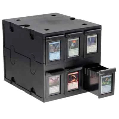 BCW 6-Drawer Card Storage Bin – Acid-Free Plastic Catalog for Collectible Cards - Image 1 of 4