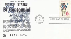 1565 10c CONTINENTAL ARMY - Mahdeen Masonic cachet  - Bild 1 von 1