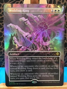 MTG - Ehering. Lost Caverns of Ixalan Commander. Randlos - Folienartefakt - Bild 1 von 2