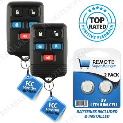 Replacement for Ford 2003-2011 Expedition 2004-2007 Freestar Remote Key Fob Pair Foto 1 de 4