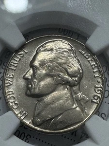 1961-d Jefferson Nickel, NGC MS66, Very Tough In High Grades, Free shipping - Picture 1 of 3