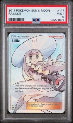 PSA 9 2017 POKEMON SUN & MOON #147 FA/LILLIE - Image 1 of 2