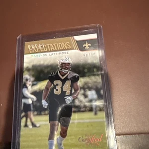 2017 Panini Certified Cuts - Great Expectations Marshon Lattimore #16 Silver /99 - Bild 1 von 5
