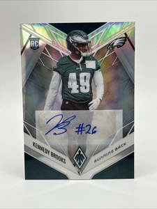 2022 Panini Phoenix Rookies Silver Auto Kennedy Brooks #157 Rookie Auto RC - Picture 1 of 2
