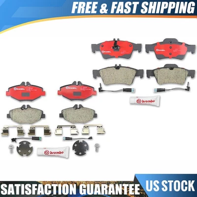 Juego de pastillas de freno delanteras y traseras Brembo cerámicas para Mercedes-Benz E350 2006 2007 2008 Foto 1 de 4