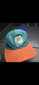 Vintage 80/90er Logo 7 Miami Dolphins NFL Football SnapBack Mütze mit Etikett Kappe Grafik - Bild 1 von 10