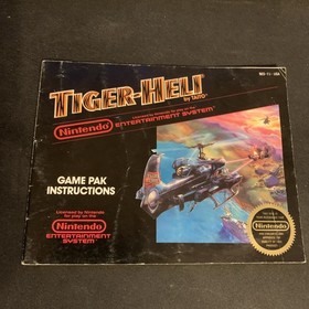 Tiger-Heli - Nintendo NES - Instruction Manual Booklet Only - fast shipping!