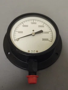 đŸ”¥MARSHALL TOWN HIGH PRESSURE GAUGE 0-30,000 PSI, 3-1/2, 1/4" NPT - Picture 1 of 5