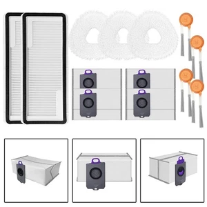 Robot Mop Kit Edge Corner Cleaning Machine Washable Cloths Microfiber Mop Cloths - Picture 1 of 12