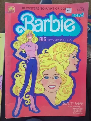 Vintage 1982 Barbie Big Poster Book - Image 1 of 4