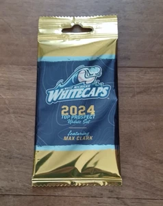 2024 West Michigan WhiteCaps Top Prospekt Update Set versiegelt mit Max Clark - Bild 1 von 3