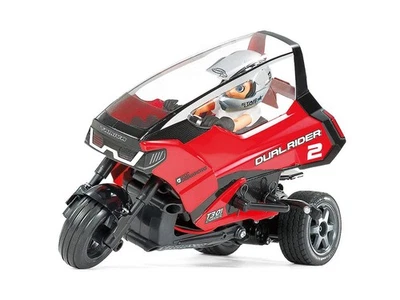 Tamiya Star Unit Series 57408 n. 8 1/8 Triple Wheel Dual Rider con Propo, Pain - Immagine 1 di 2