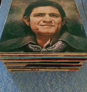 [43] 1950s & 60s COUNTRY LP LOT Johnny Cash JIM REEVES George Jones ROY CLARK - Picture 1 of 1