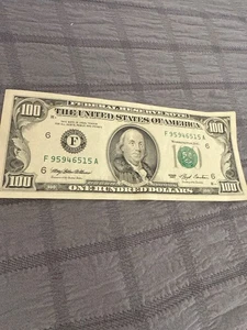 100 dollar bill 1993 in perfect condition - Picture 1 of 2
