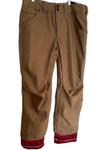 Aperture Technical Outerwear Brown Pants Mens Size S Waterproof Skiing - Picture 1 of 5