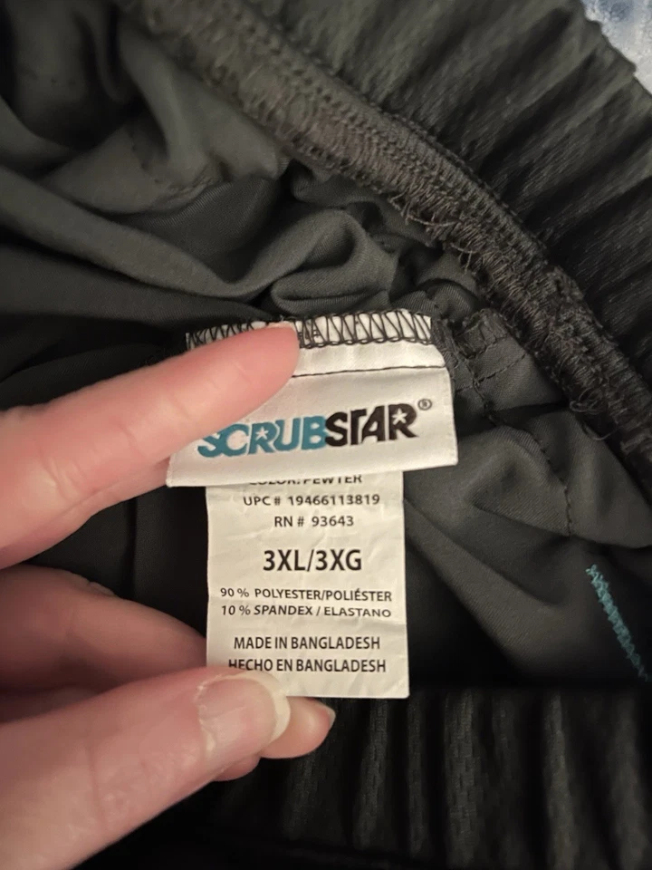 Pantalones Médicos Scrubstar. Talla 3X Foto 1 de 2