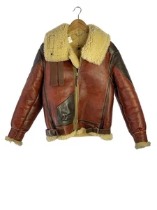 CHAQUETA DE CUERO AERO TIPO B-3 BLUSA -- BRW 42-5110-P Usada - Imagen 1 de 5