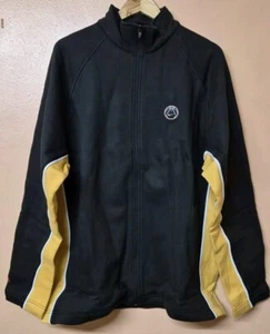 Nike Jacket Hoodie Black Yellow Basketball Embroidered Deadstock New Size XL - Picture 1 of 8