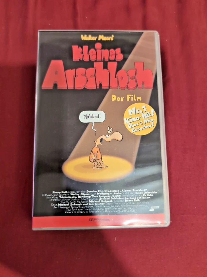 Kleines Arschloch  -  Der Film - von Walter Moers auf VHS in gutem Zustand - Bild 1 von 2