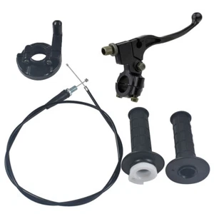 7/8" Baja Mini Bike Clutch Lever Brake Throttle Cable Handlebar Grip 50 - 250cc - Picture 1 of 8