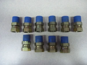 NEU (MENGE 10) PARKER O1O7-8-8-S 1/2" NPTF MÄNNLICHES ROHR x 1/2" NPSM WEIBLICH SCHWENKBAR - Bild 1 von 4