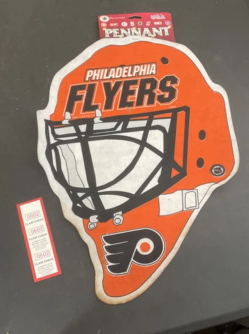 Philadelphia Flyers Die Cut Goalie Mask Felt Pennant Cover