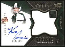 2012 Exquisite Collection #128 Kirk Cousins RC Jersey Auto /150