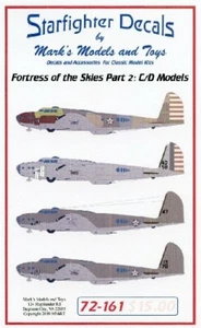 Starfighter 72161 x 1/72 Fortress of the Skies Part 2 B17C/D for Acadmey - Picture 1 of 1