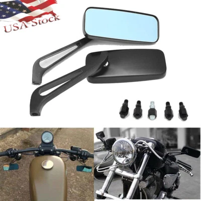 2x Espejos retrovisores laterales para motocicleta Kawasaki Vulcan VN800A VN800B Classic Foto 1 de 4