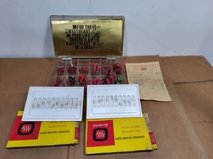  new Vintage NOS Pyramid 600 Capacitor Type III display box Ohmite Resistors USA - Picture 1 of 19
