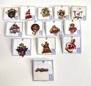 Cleveland Indians 12 Lot MLB Baseball Pins - Picture 1 of 3