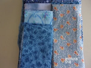 Shades of Blue Jelly Roll Strips (40) 2.5"x 40" - Picture 1 of 3