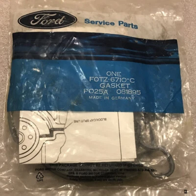 Engine Oil Pan Gasket Genuine Ford Part F0TZ-6710-C - Image 1 of 3