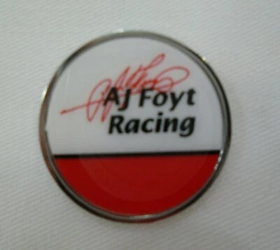 A. J . Foyt Racing Collector Round Lapel Pin 4x Winner Indianapolis 500 IndyCar - Image 1 of 4