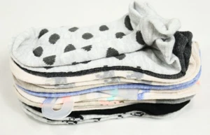 Girls 10 Pair Multicolor No Show Socks Size 4-10 NWOT - Picture 1 of 3