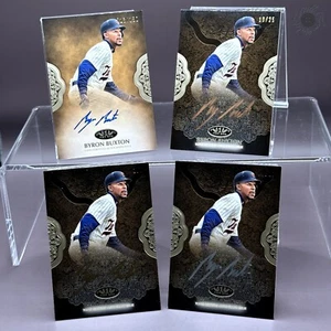 2019 Topps Tier 1 Prime Performers Byron Buxton 4-Card Rainbow 1/1 /10 /25 /150 - Picture 1 of 15