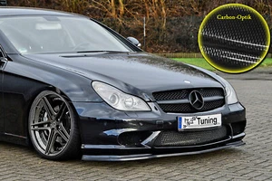 Espada alerón alerón delantero ABS Mercedes CLS C219 AMG con óptica de carbono ABE - Imagen 1 de 3