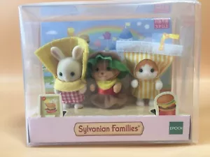 Sylvanian Families 35th Baby Trio hamburger set Epoch Japan Calico Critters - Picture 1 of 4
