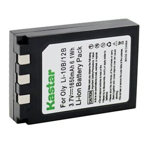 1x Kastar Battery for Olympus LI-10B 12B C-50 C-60 C-70 C-470 Zoom 