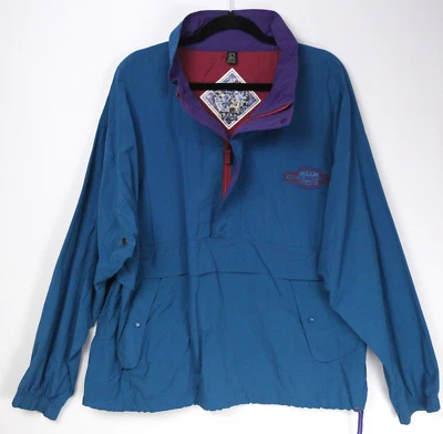 Vintage Gear For Sports 90s Green Pullover Windbreaker Jacket Mens Large LOGO - Image 1 of 4