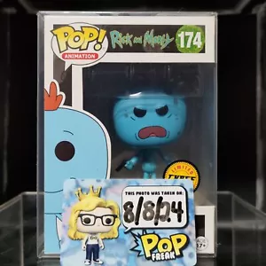 FUNKO POP! Animation RARE Rick and Morty #174 Mr. Meeseeks Chase [VAULTED] - Picture 1 of 7