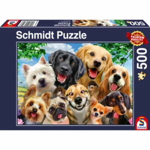 Schmidt Spiele Puzzle Hunde-Selfie Erwachsenenpuzzle Standard 500 Teile 58390 - Bild 1 von 2