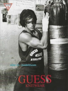 GUESS Menswear 1-Page Magazine PRINT AD 1993 Beiron Andersson muscular arm - Picture 1 of 1