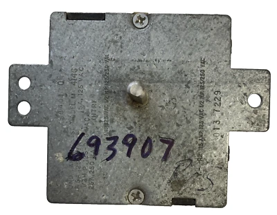 693907 Temporizador - Whirlpool, Sears, Kenmore, Roper, Secador Estate - Original OEM - Usado Foto 1 de 4