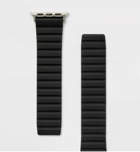 Apple Watch Magnetisches Silikonarmband 42/44/45mm - Heyday Black - Bild 1 von 3