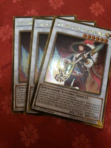 Near Mint, English 3X Virgil, Rock Star of the Burning Abyss - PGL3-EN061 - Gold - Picture 1 of 1