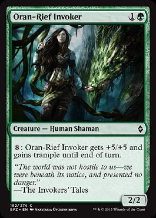 Oran-Rief Invoker -Foil Light Play MTG Battle for Zendikar - Image 1 of 1