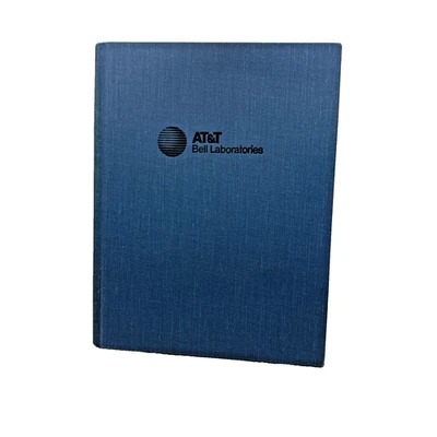 Vintage AT&T Bell Laboratories Blue Linen Notebook – Corporate Tech Memorabilia - Image 1 of 4