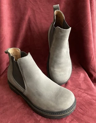 Botas BIRKENSTOCK Stalon Cuero Nubuck Chelsea Gris Talla 37/US W 6 / Hombre’s 4 Foto 1 de 4
