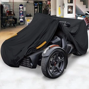 StarknightMT Ryker Cover, Full Cover Compatible with Can-Am 900 Black  - Picture 1 of 9